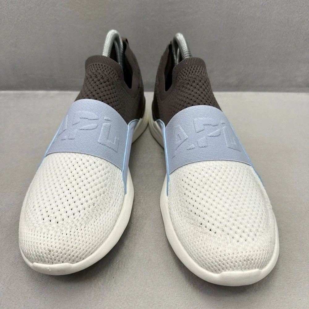 APL Techloom Bliss Womens Size 8 Shoes White / Blue / Brown Athletic Running